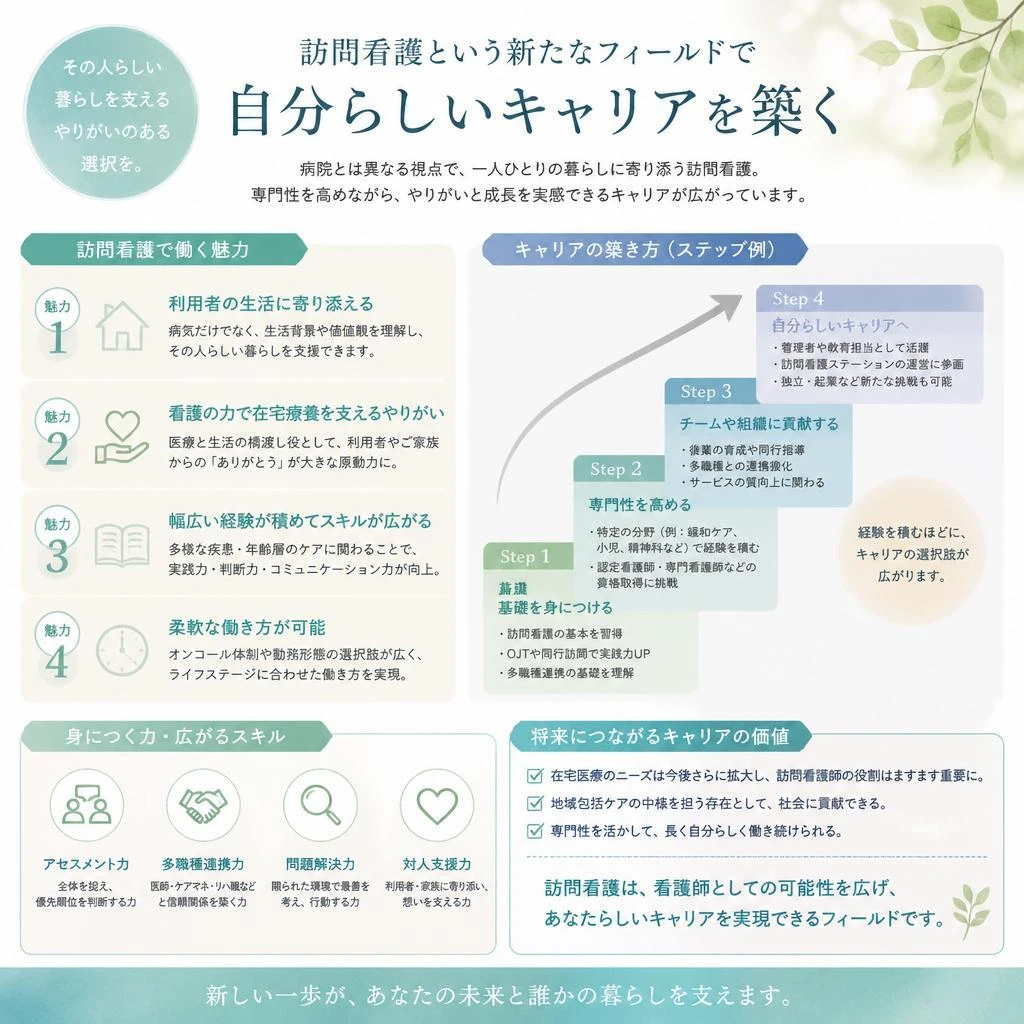 訪問看護の魅力