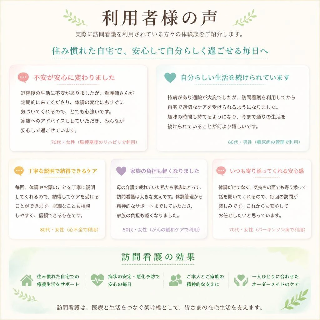 利用者様の声